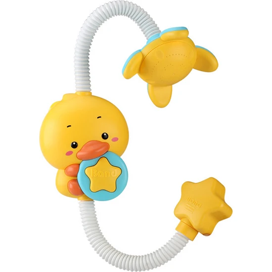 Goodtool Ördek Modeli Su Püskürtme Bebek Banyo Oyuncağı - Sarı (Yurt Dışından)