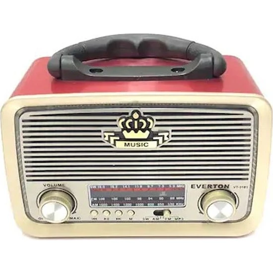 Everton RT-301 Bluetooth-Usb-Sd-Fm Nostaljik Radyo