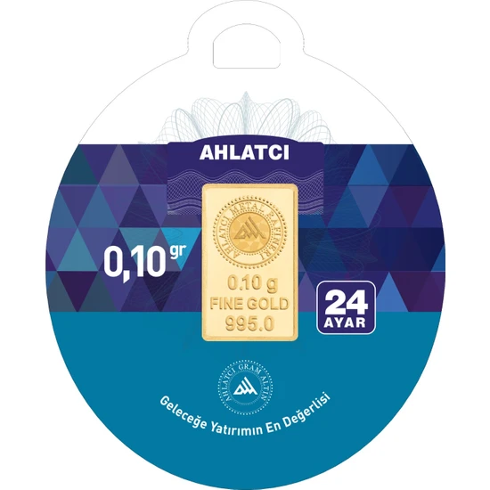 Ahlatcı 24 Ayar  0.10 gr Altın