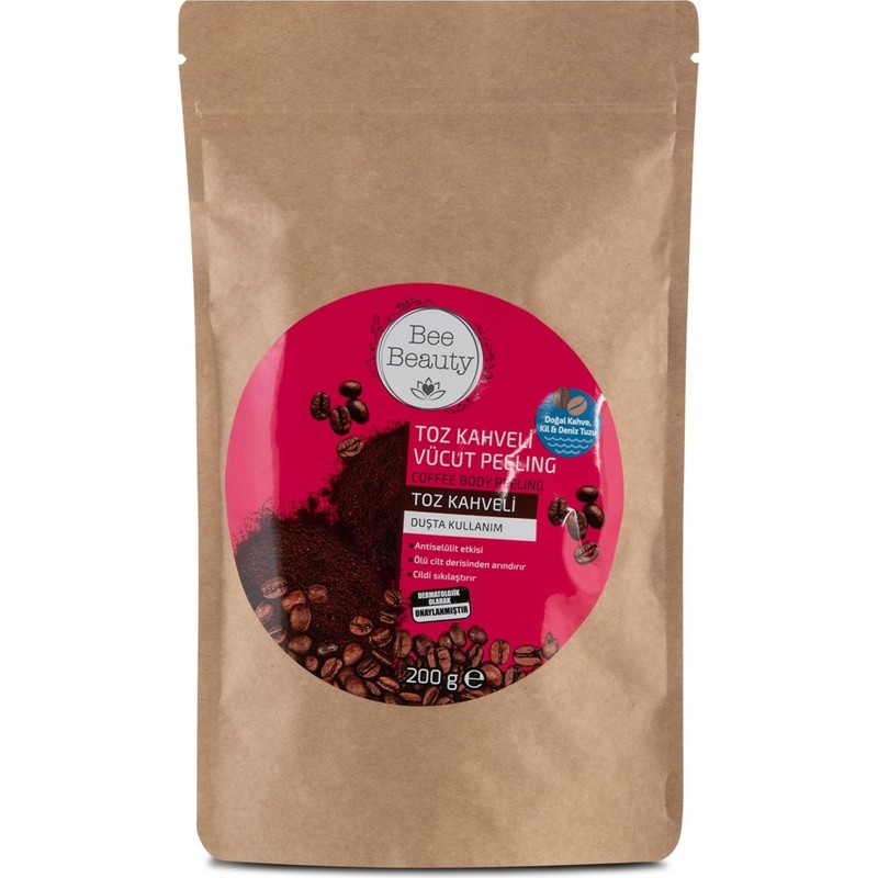 Bee Beauty Toz Kahve Vücut Peeling 200 gr Kategori: Yüz Temizleyici