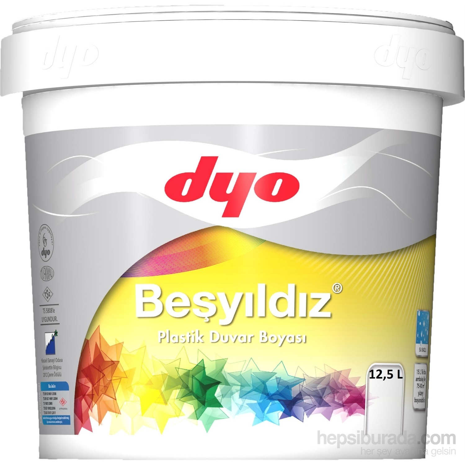 Beşyıldız Plastik Duvar Boyası 12,5 Lt. 6069 Havai Mavi Fiyatı Beşyıldız Plastik Duvar Boyası 12,5 Lt. 6069 Havai Mavi Fiyatı