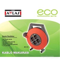 Attlas Eco Mk5M 3X1Mm Kablo Makarası