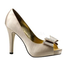 Pleaser  Fiyonklu Topuklu Ayakkabı