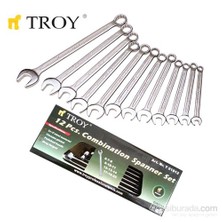 Troy 21512 Kombine Anahtar Takımı - 12 Parça (6-22Mm)