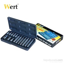 Wert 2243 Torx Bits Uç Seti (15 Parça)