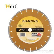 Wert 2711-300 Granit-Mermer Elmas Testere (300Mm)