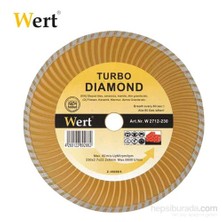 Wert 2712-230 Turbo Kanallı Elmas Testere (230Mm)