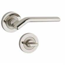 Nobel Palyo Nikel Rozetli Wc Kapı Kolu - Saten