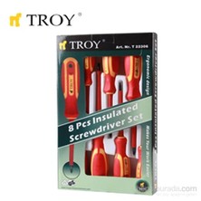 Troy 22306 İzoleli Tornavida Seti (8 Parça)