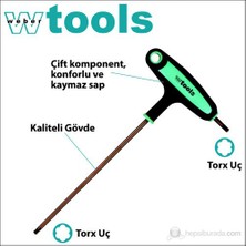 Weber Tools T Saplı Torx Tornavida T6 X 100 Mm