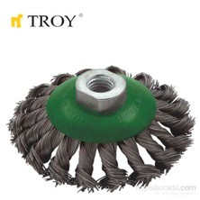 Troy 27705-100 Burma Telli Konik Fırça, (100Mmxm14)