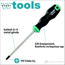 Weber Tools Yıldız Uçlu Tornavida Ph1 X 80 Mm