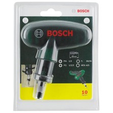 Bosch 10 Parça Cırcırlı Tornavida Seti 019510