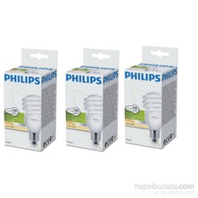 Philips Econtwister 23W E27 Duy Warmwhite 3'Lü Paket Sarı Işık