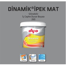 Dinamik Silikonlu Silinebilir İpek Mat İç Cephe Duvar Boyası 15 Lt. - 6212 Buz Mavisi