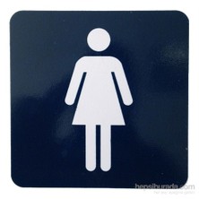 İzmir Serigrafi Pvc Levha "Wc Bayan"