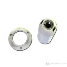 Tek-İş - Duy E27 Tamdiş Rondeleli Beyaz