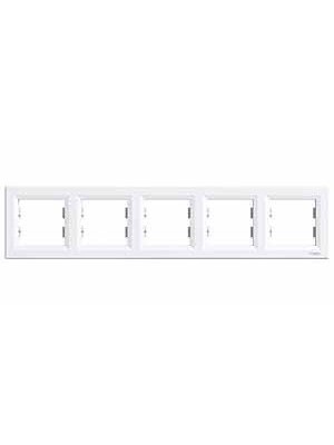 Schneider Electric EPH5800521 - Asfora 5'Li Yatay Çerçeve Beyaz