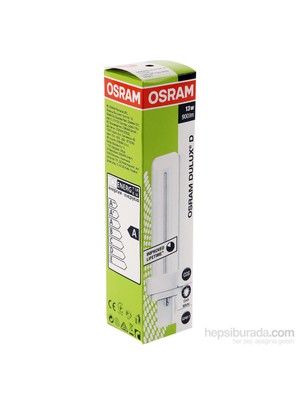 Osram Dulux D 13W Kırık Beyaz Işık Geçme Soketli Lamba - 2Pın - Dd.13/21-840