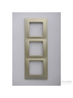 Legrand Salbei 3Lü Çerçeve, Şampanya