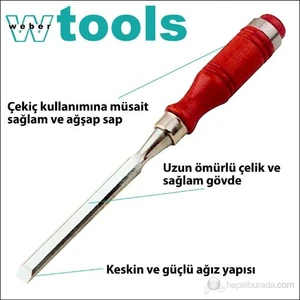Weber Tools Ağaç Saplı Iskarpela 6 X 140 Mm