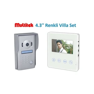 4,3" Renkli Lcd Villa Set