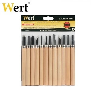Wert 2512 Ahşap Oyma Bıçak Seti (12 Parça)