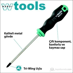 Weber Tools Tri-Wing Başlı Tornavida 0 X 80 Mm