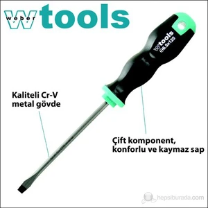 Weber Tools Düz Uçlu Tornavida 3.0 X 75 Mm