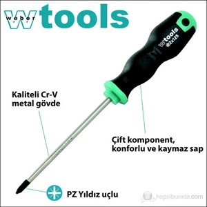 Weber Tools Yıldız Uçlu Tornavida Pz1 X 80 Mm