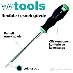 Weber Tools Esnek Lokma Tornavida 6.0 X 160 Mm