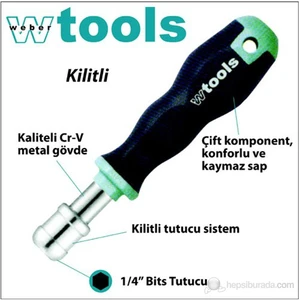 Weber Tools Bits Uç Tutucu (Kilitli) 1/4 X 100 Mm