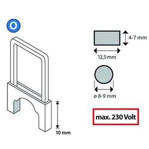 O/10 Tip İzoleli Kablo Zımba Teli 350 Li Paket