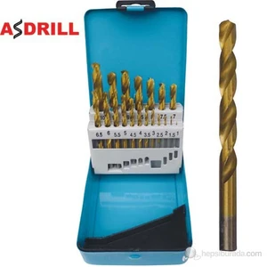 Asdrıll Asd19-Tın Hss Metal Matkap Ucu Seti 19 Parça