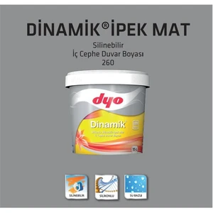 Dinamik Silikonlu Silinebilir İpek Mat İç Cephe Duvar Boyası 15 Lt. - 7252 Alaçatı