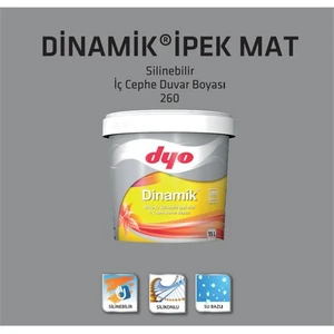 Dinamik Silikonlu Silinebilir İpek Mat İç Cephe Duvar Boyası 15 Lt. - 0141 Meltem