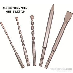 Aeg Sds-Plus 5 Parça Kırıcı Delici Tüp