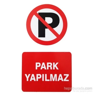 İzmir Serigrafi Pvc Levha "Park Yapılmaz"