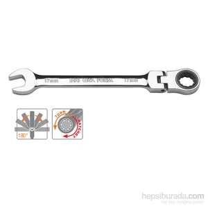 Ceta Form B06-09 9 Mm C-Gear Cırcırlı Kombine Anahtar Mafsallı