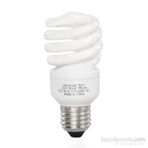General Electric 15W Spiral Enerji Tasarruflu Ampul Sarı