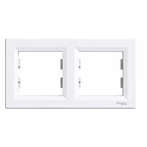Schneider Electric EPH5800221 - Asfora 2'Li Yatay Çerçeve Beyaz