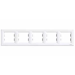 Schneider Electric EPH5800521 - Asfora 5'Li Yatay Çerçeve Beyaz