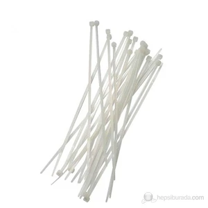- Kablo Bağı 100*2.5Mm Beyaz 100 Ad