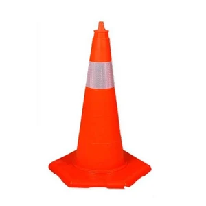 520 Mm Kırılmaz Trafik Konisi (Tek Reflektifli)