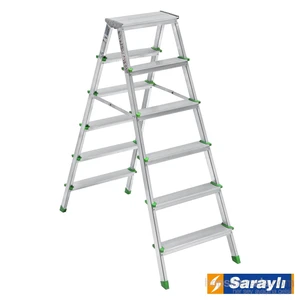 Alüminyum Merdiven Çift Taraflı 6+6