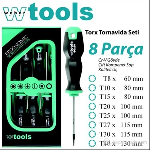 Weber Tools Torx Torn. Seti (8 Parça)
