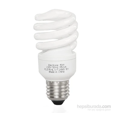 General Electric 15W Spiral Enerji Tasarruflu Ampul