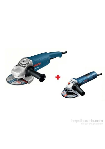 GWS 21-180 + Bosch GWS 7-115 Taşlama Seti