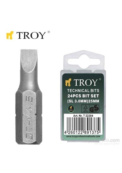 22205 Bits Uç (Düz 4,0X25mm)