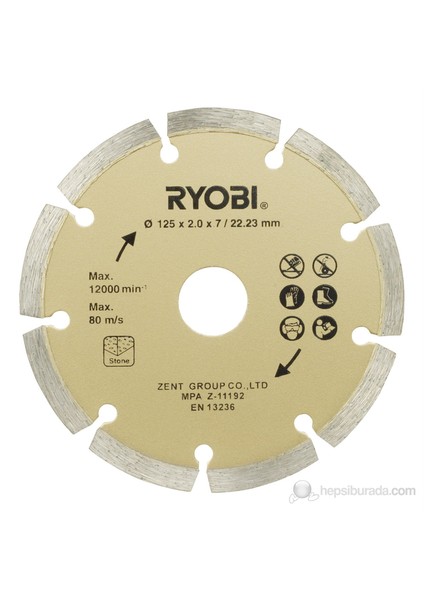 AGDD125A1 Elmas Testere 1 X 125 mm